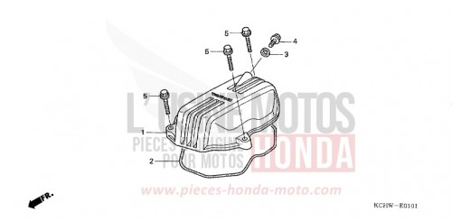 COUVERCLE DE CULASSE (2) CG125M1 de 2001